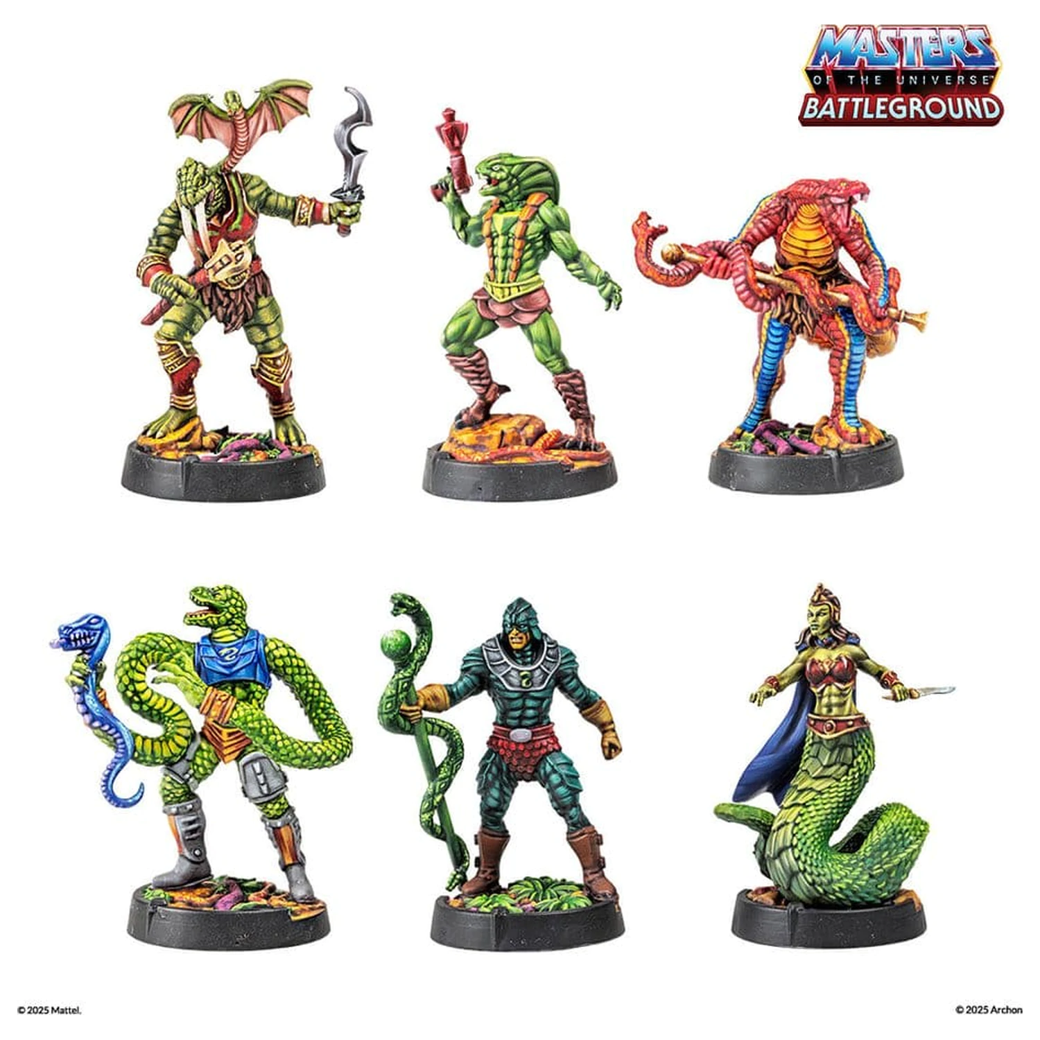 Masters of the Universe: Battleground Miniatures Game Wave 8: Frakcija Snake Men *nemška različica* fotografija izdelka