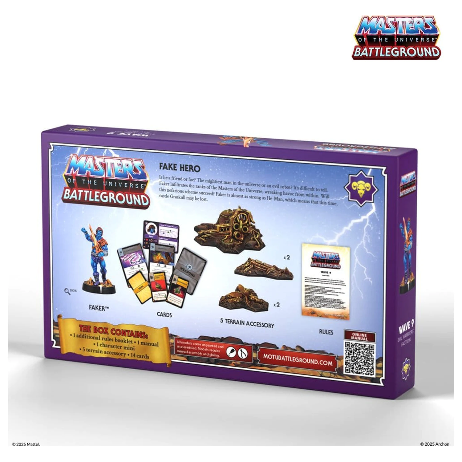 Masters of the Universe: Battleground Miniatures Game Wave 9: frakcija Zlih bojevnikov *angleška različica* fotografija izdelka