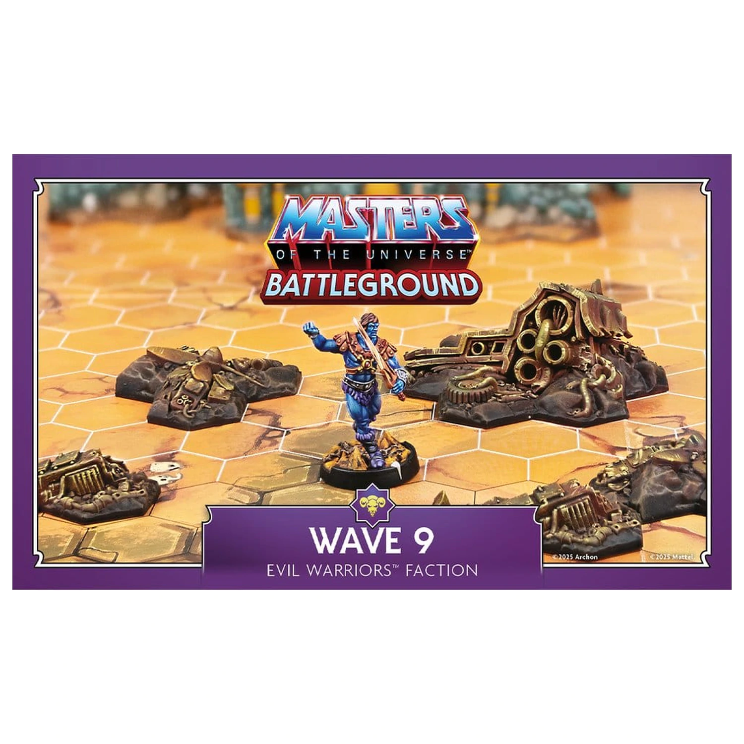 Masters of the Universe: Battleground Miniatures Igra val 9: Evil Warriors Faction *German Version* fotografija izdelka