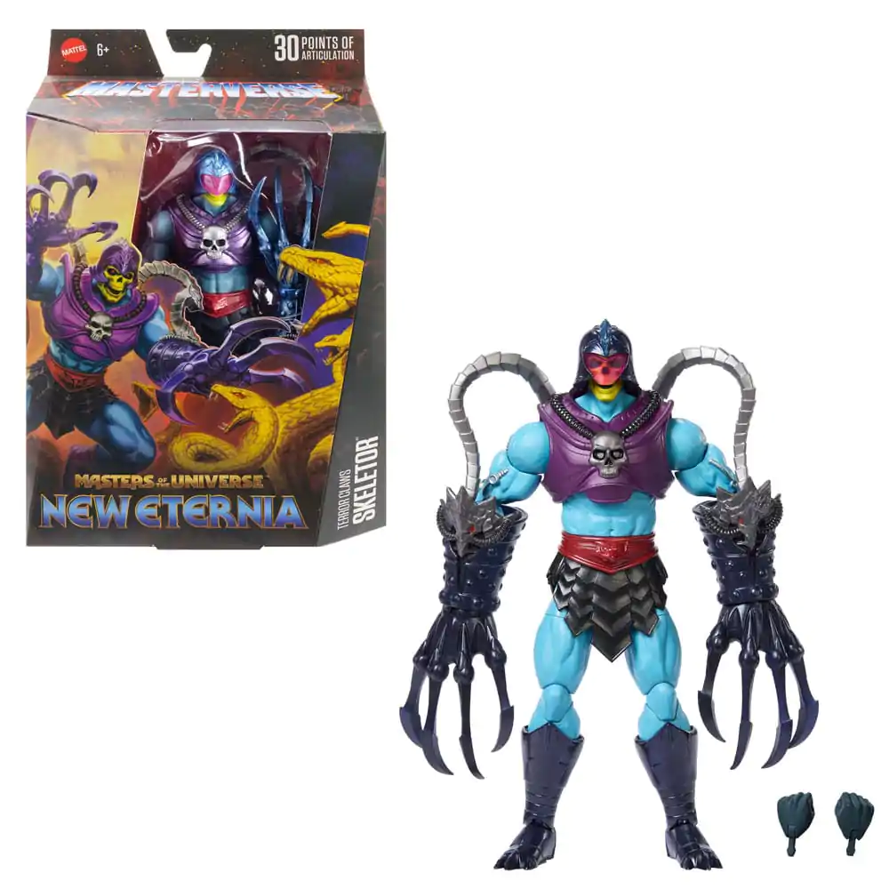 Masters of the Universe New Etheria akcijska figura Terror Claws Skeletor 18 cm fotografija izdelka