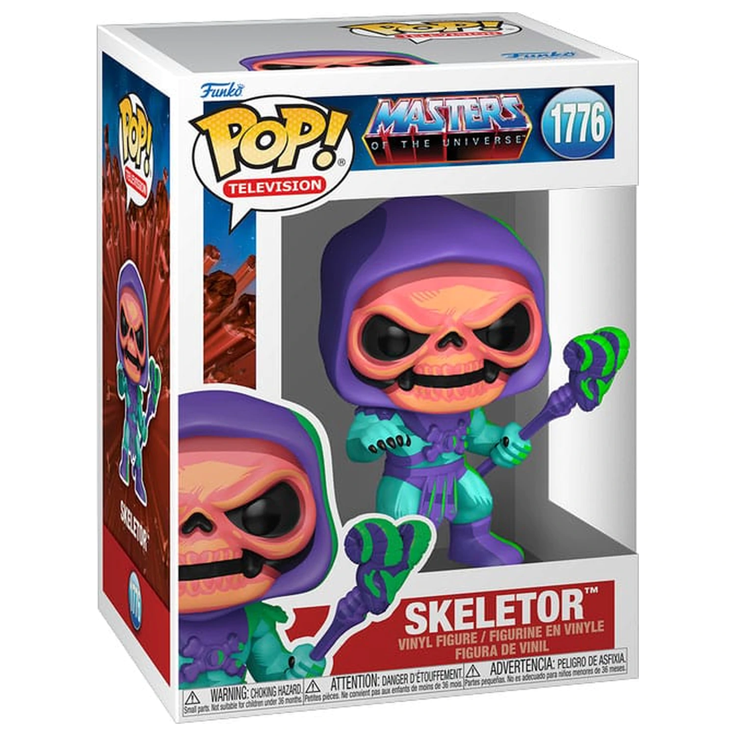 Masters of the Universe Funko POP! Television Vinilna figura Skeletor (Comic Deco) 9 cm fotografija izdelka