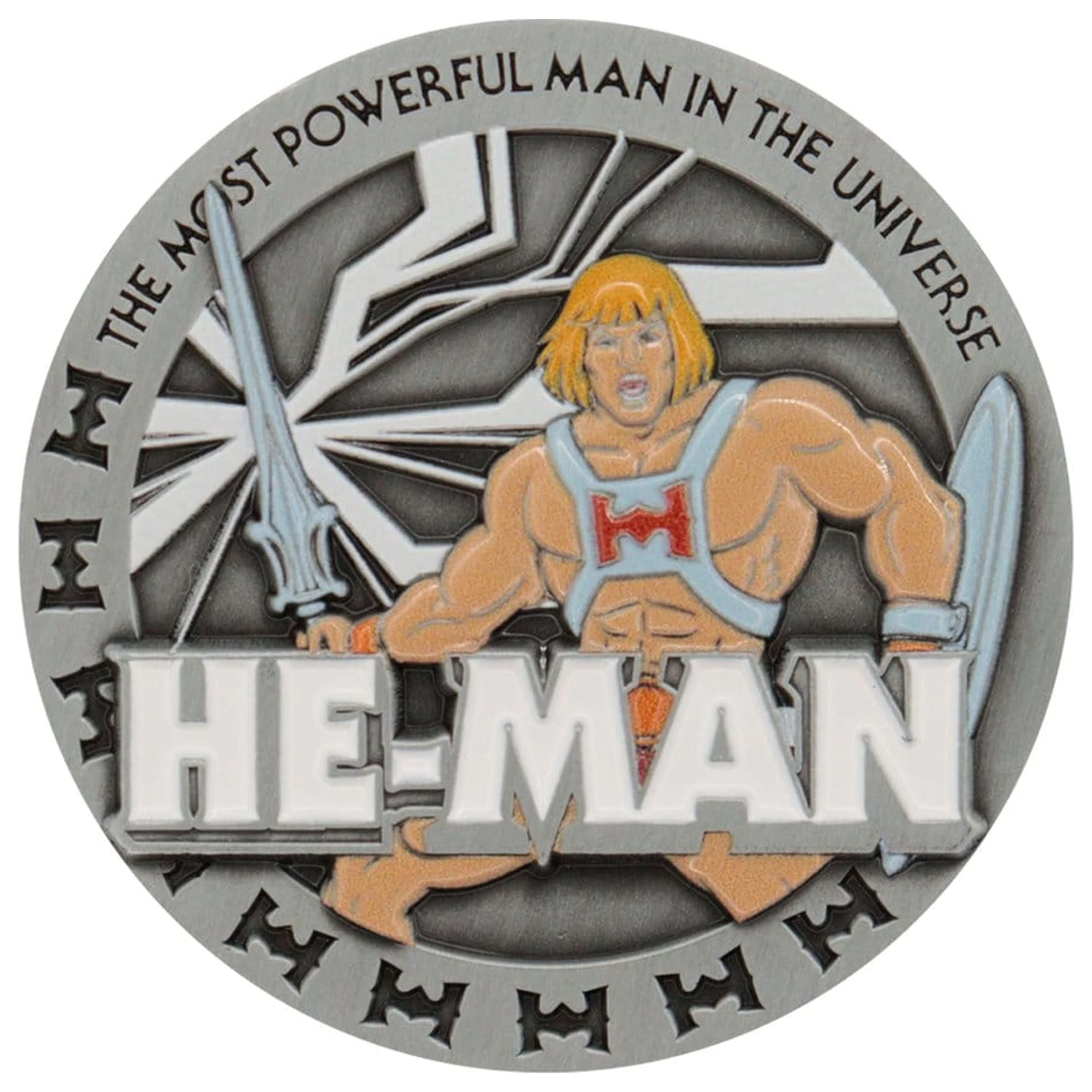 Masters of the Universe zbirateljski kovanec He-Man Limited Edition fotografija izdelka