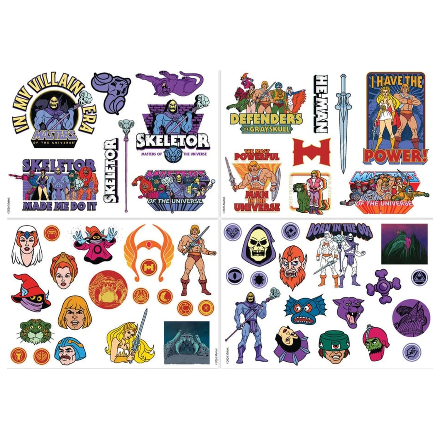 Masters of the Universe Tehnični paket nalepk fotografija izdelka
