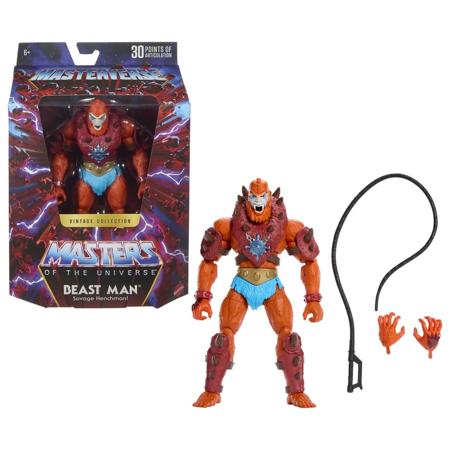 Masters of the Universe Masterverse akcijska figura Vintage Collection: Beast Man 18 cm fotografija izdelka