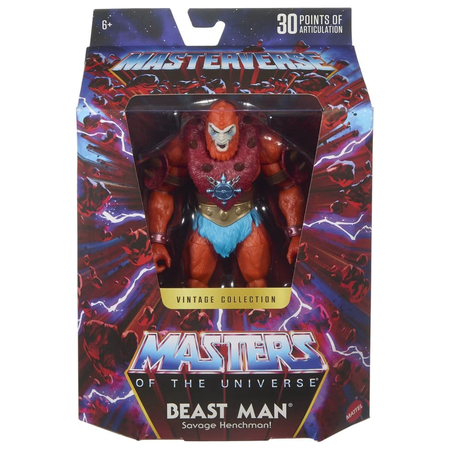 Masters of the Universe Masterverse akcijska figura Vintage Collection: Beast Man 18 cm fotografija izdelka