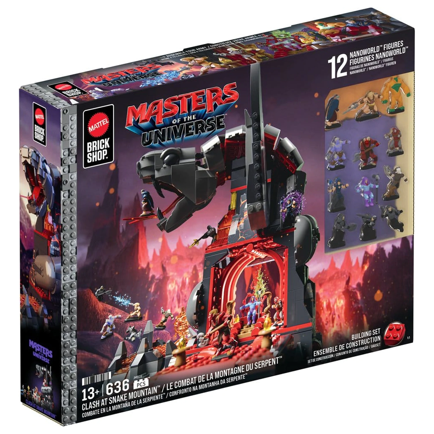 Masters of the Universe Mattel trgovina z opeko komplet za sestavljanje Snake Mountain fotografija izdelka