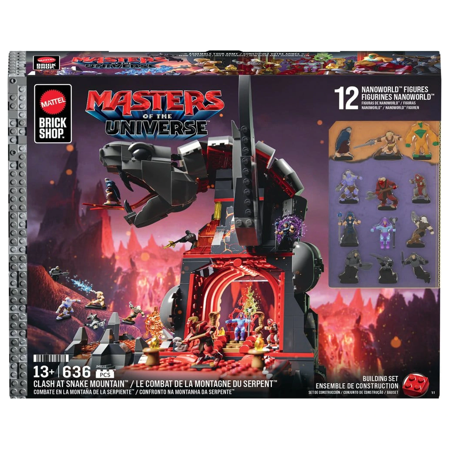 Masters of the Universe Mattel trgovina z opeko komplet za sestavljanje Snake Mountain fotografija izdelka