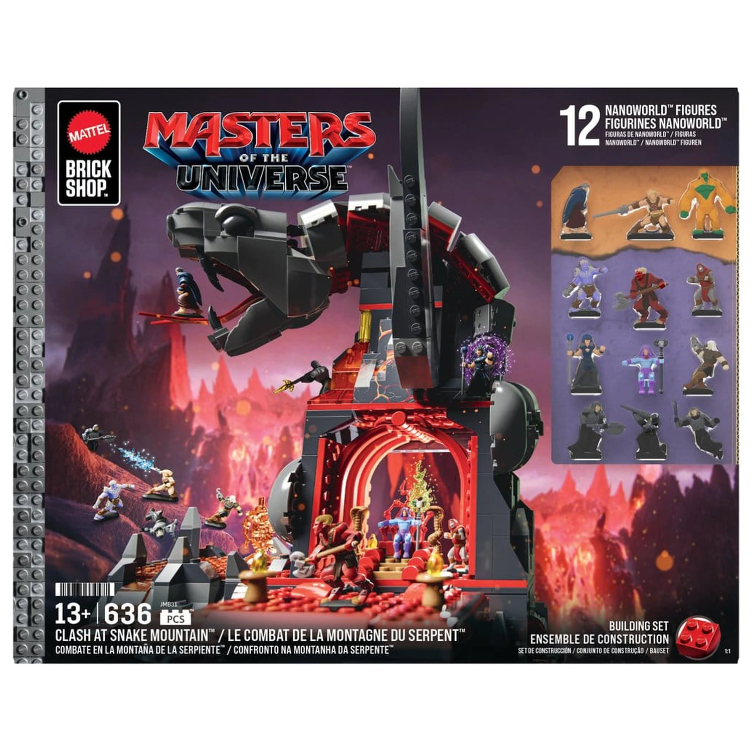 Masters of the Universe Mattel trgovina z opeko komplet za sestavljanje Snake Mountain fotografija izdelka