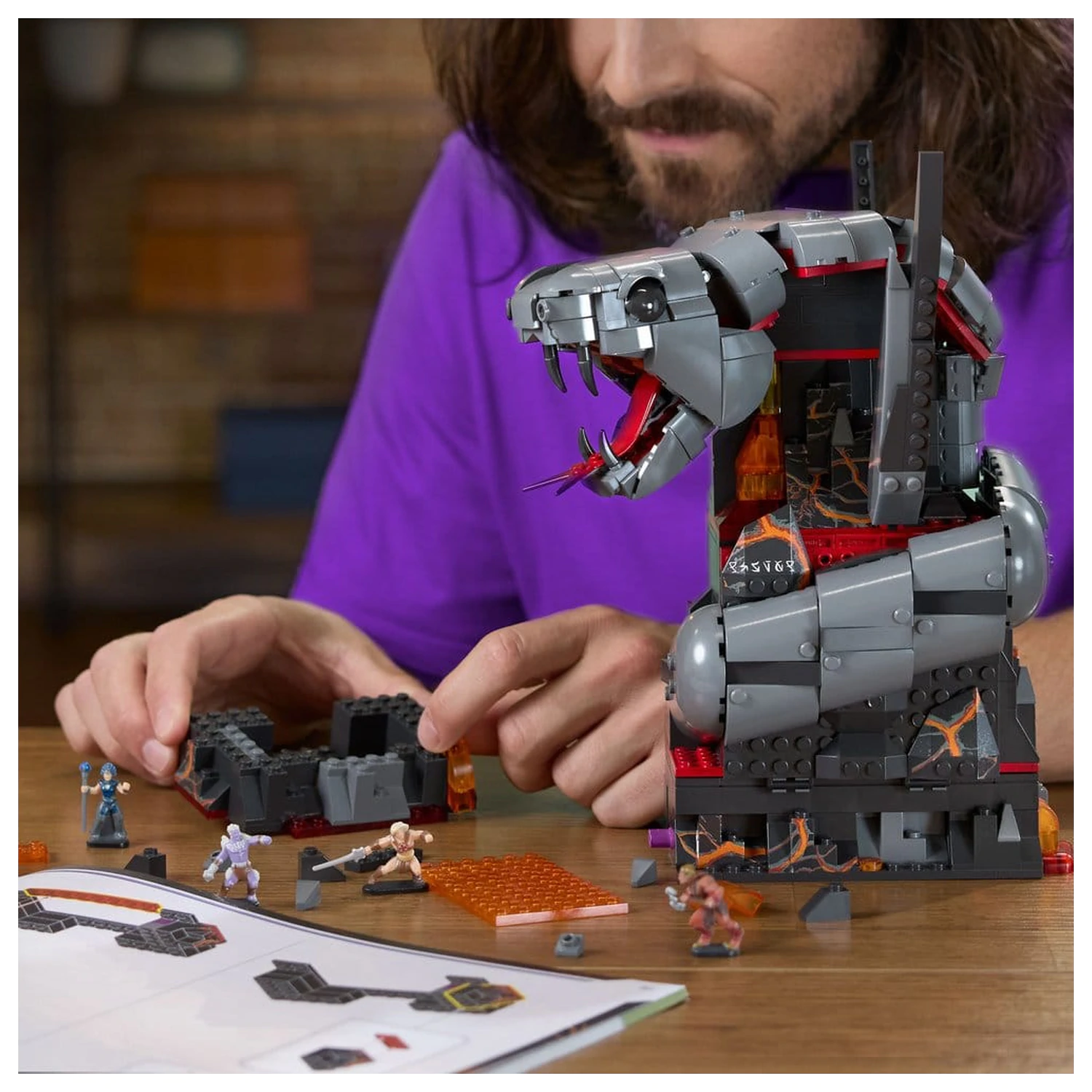 Masters of the Universe Mattel trgovina z opeko komplet za sestavljanje Snake Mountain fotografija izdelka