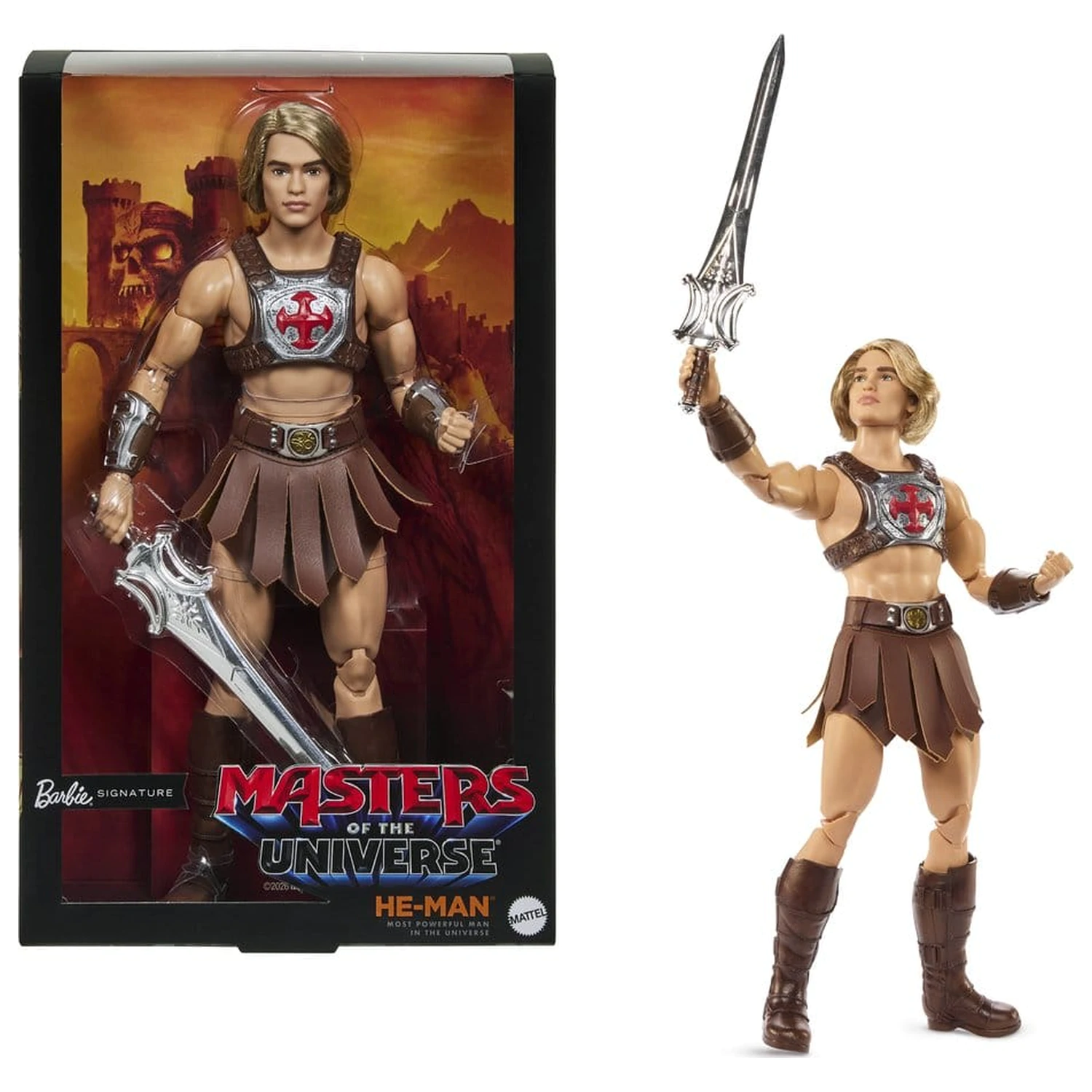 Masters of the Universe Movie 2026 Barbie Signature Lutka He-Man 30 cm fotografija izdelka