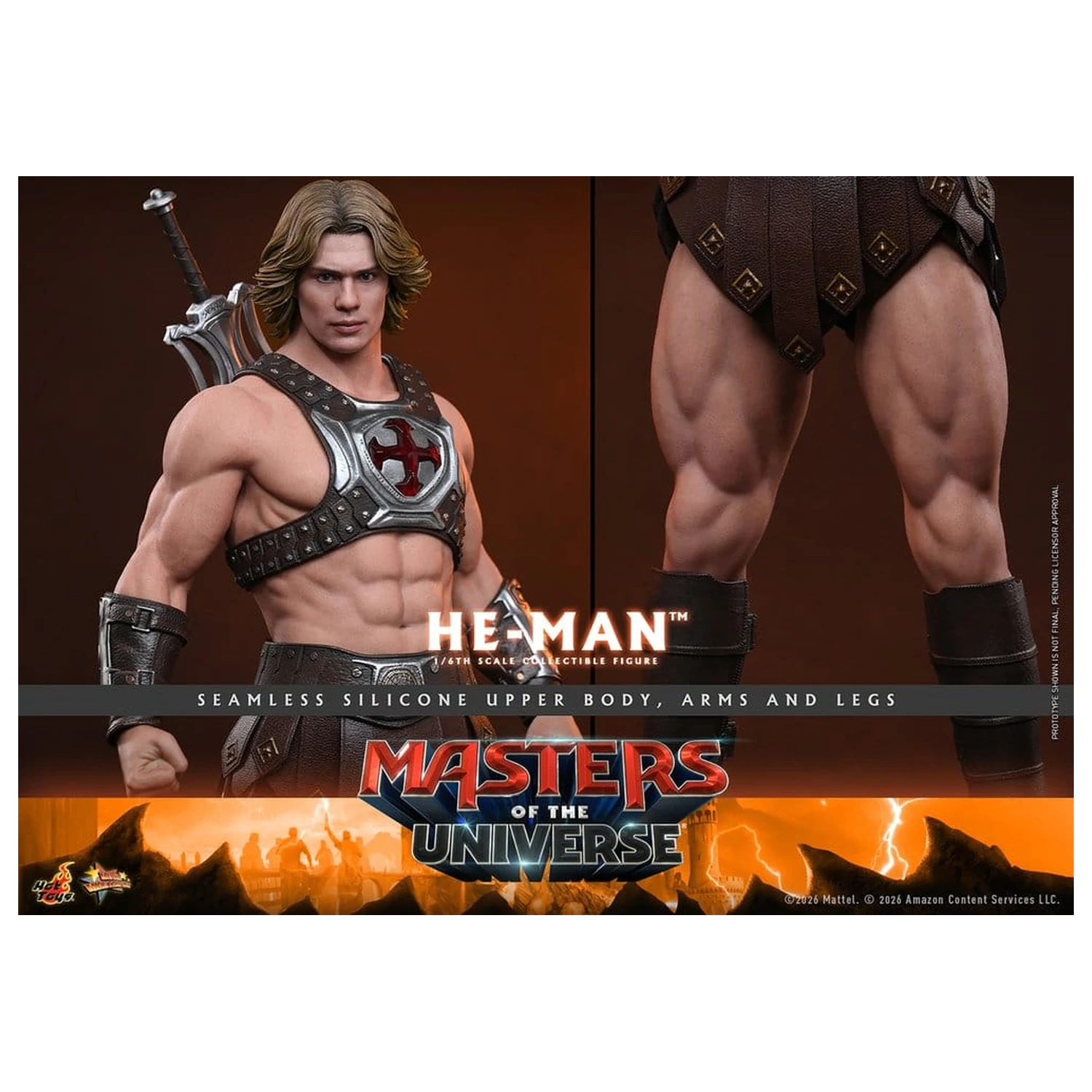 Masters of the Universe filmska mojstrovina akcijska figura 1/6 He-Man 31 cm fotografija izdelka