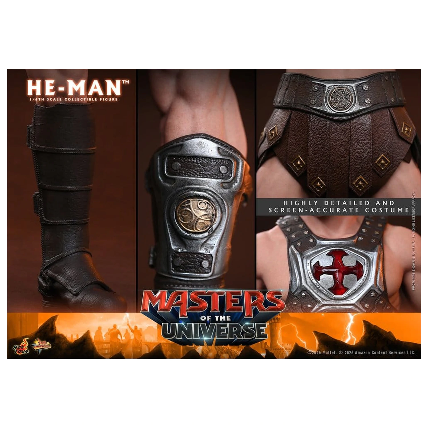 Masters of the Universe filmska mojstrovina akcijska figura 1/6 He-Man 31 cm fotografija izdelka