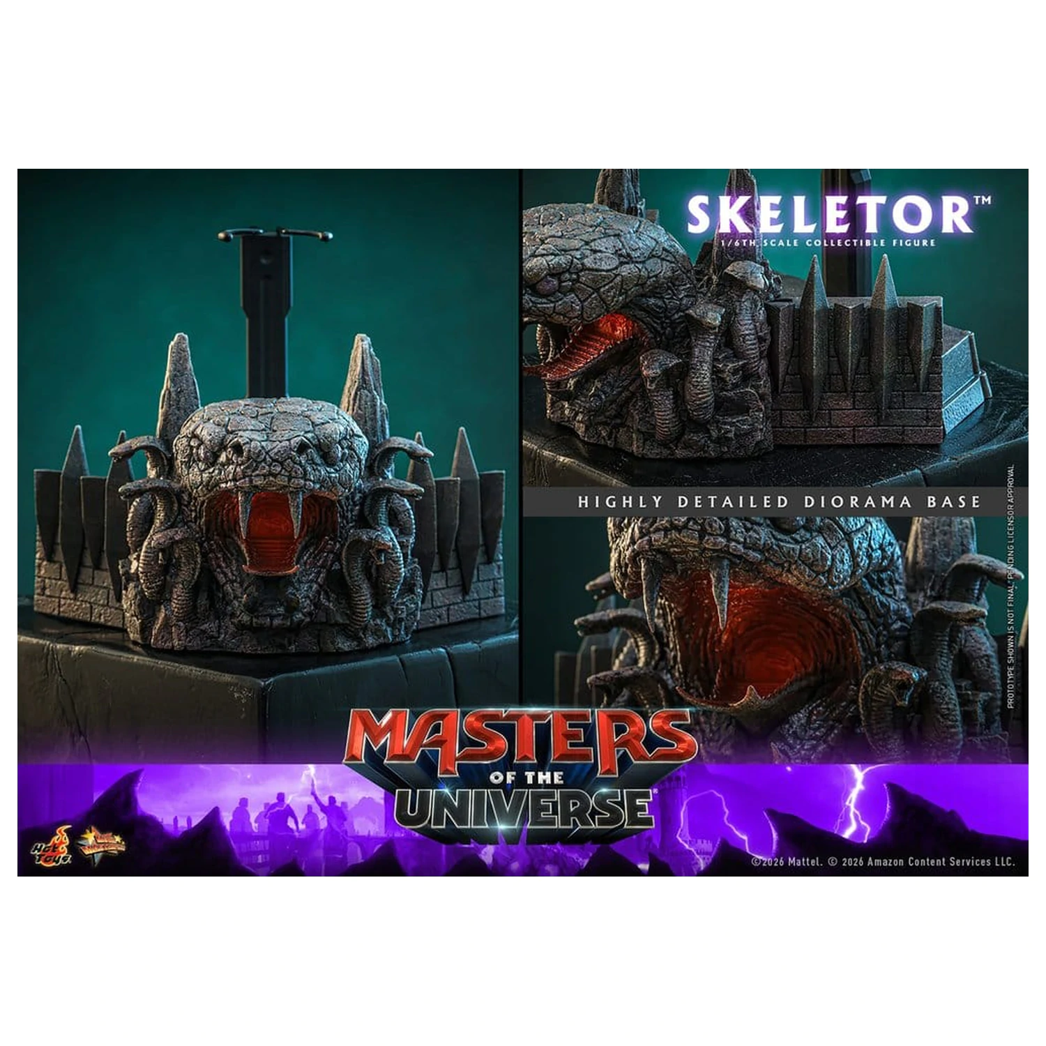 Masters of the Universe Movie Masterpiece akcijska figura 1/6 Skeletor 31 cm fotografija izdelka