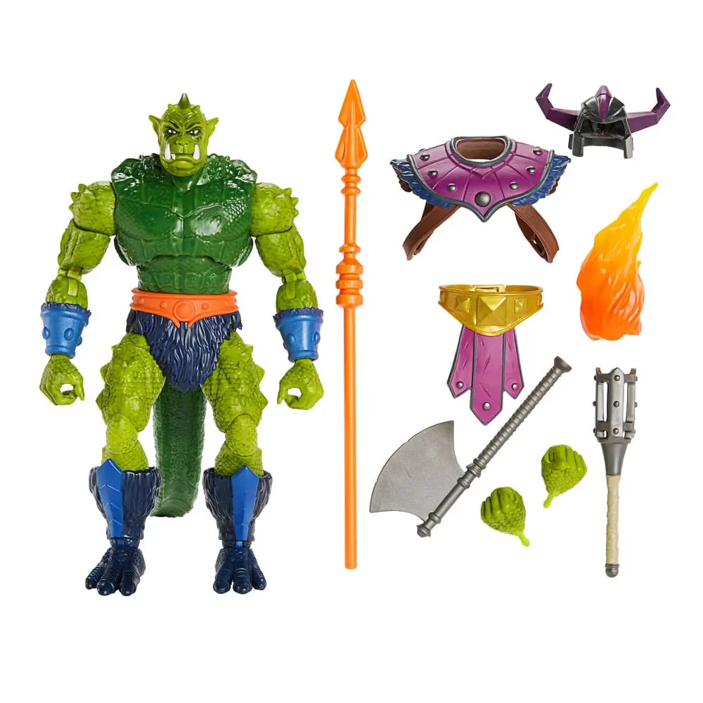 Masters of the Universe: New Eternia Masterverse Deluxe akcijska figura Whiplash 21 cm fotografija izdelka