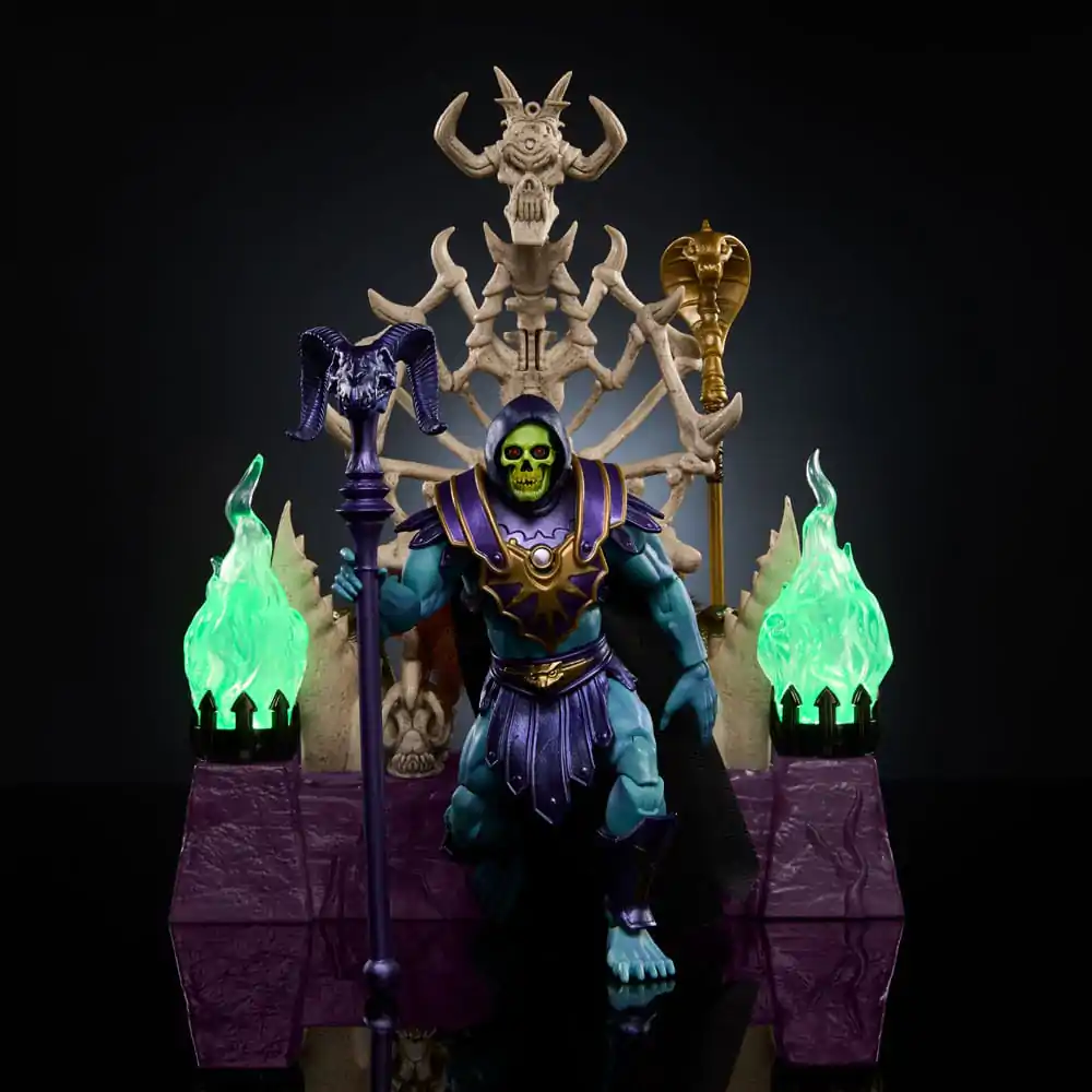 Masters of the Universe: New Eternia Masterverse akcijska figura Skeletor & Throne 18 cm fotografija izdelka