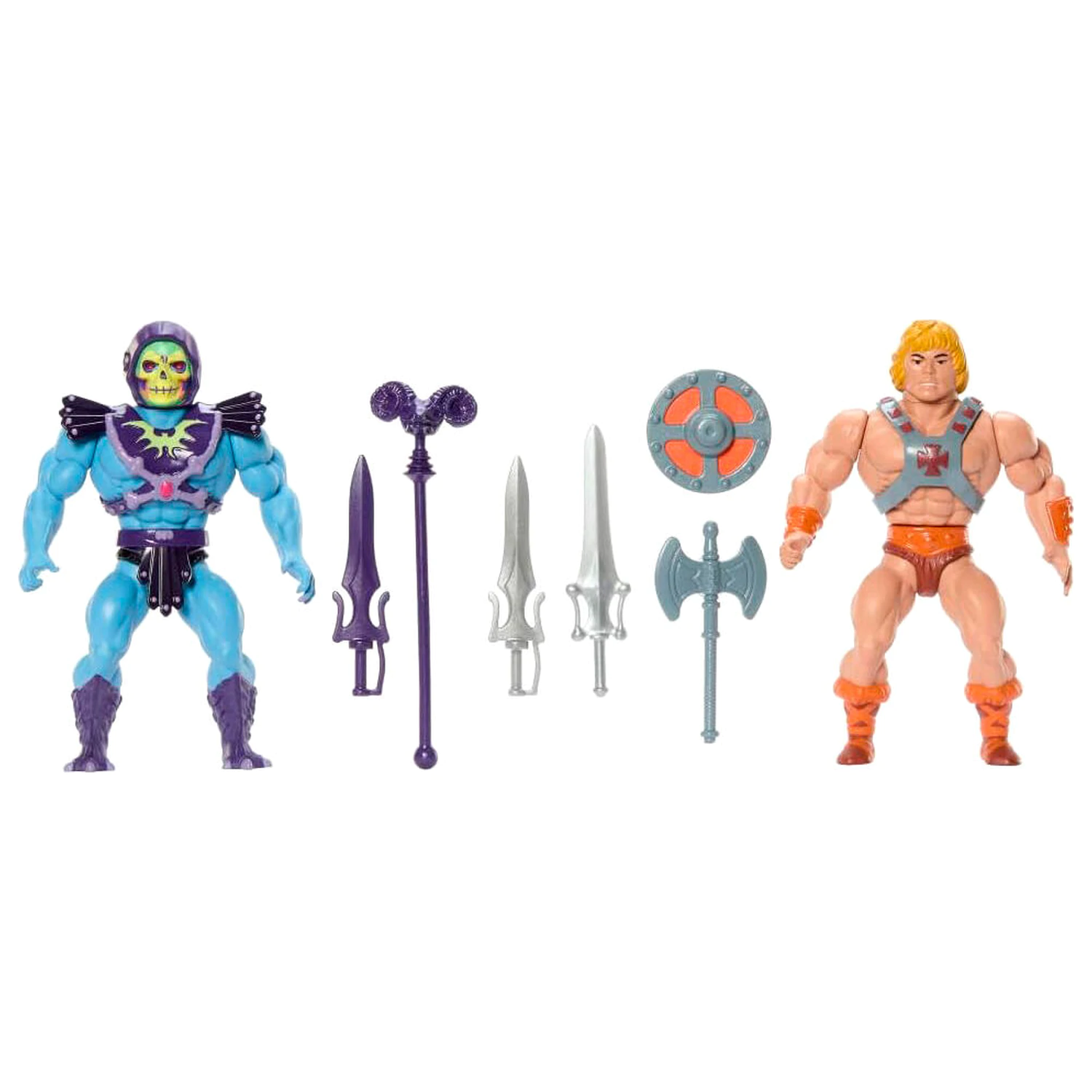 Masters of the Universe Origins 80 Anniversary Mattel He-Man and Skeletor set 2 figur 14cm fotografija izdelka
