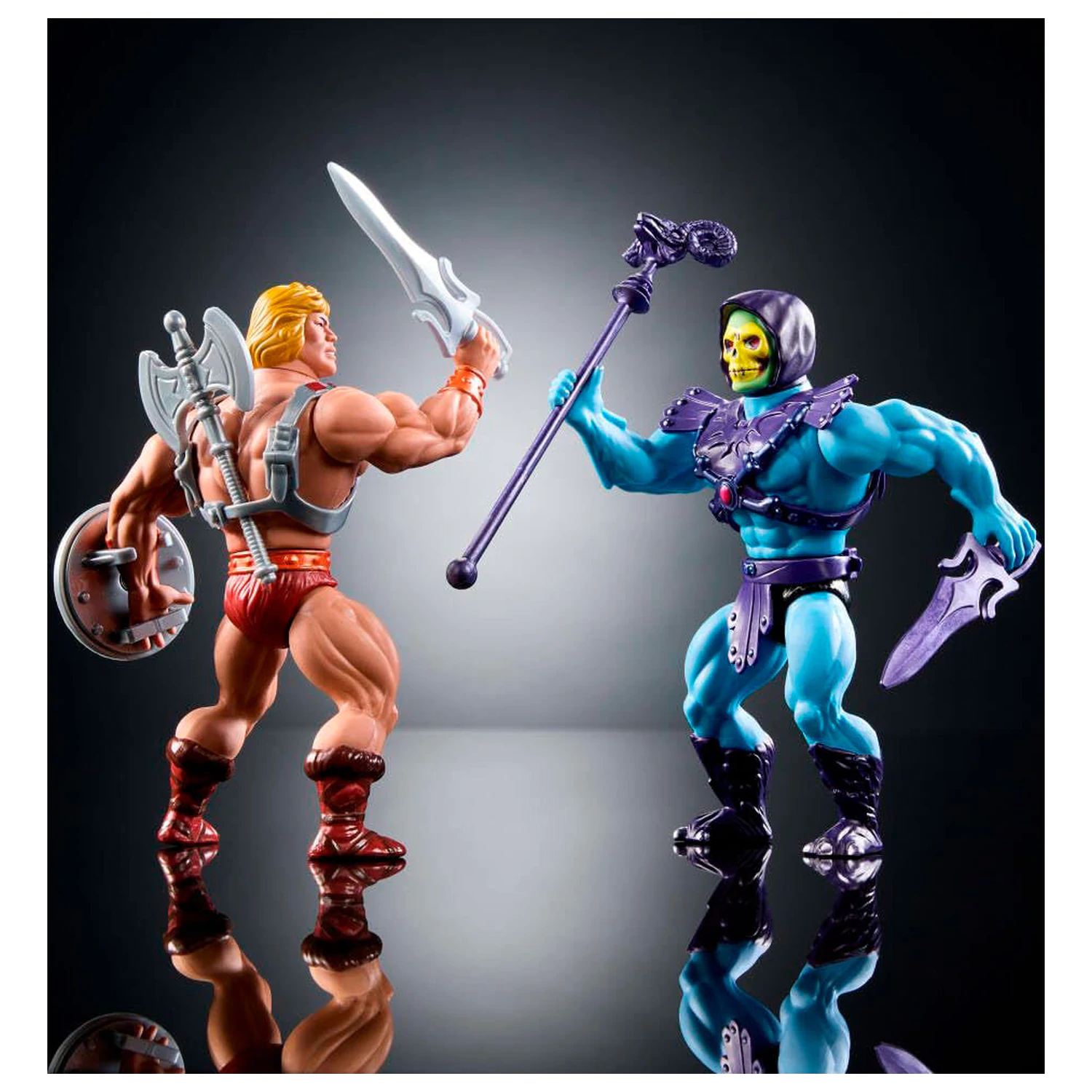 Masters of the Universe Origins 80 Anniversary Mattel He-Man and Skeletor set 2 figur 14cm fotografija izdelka