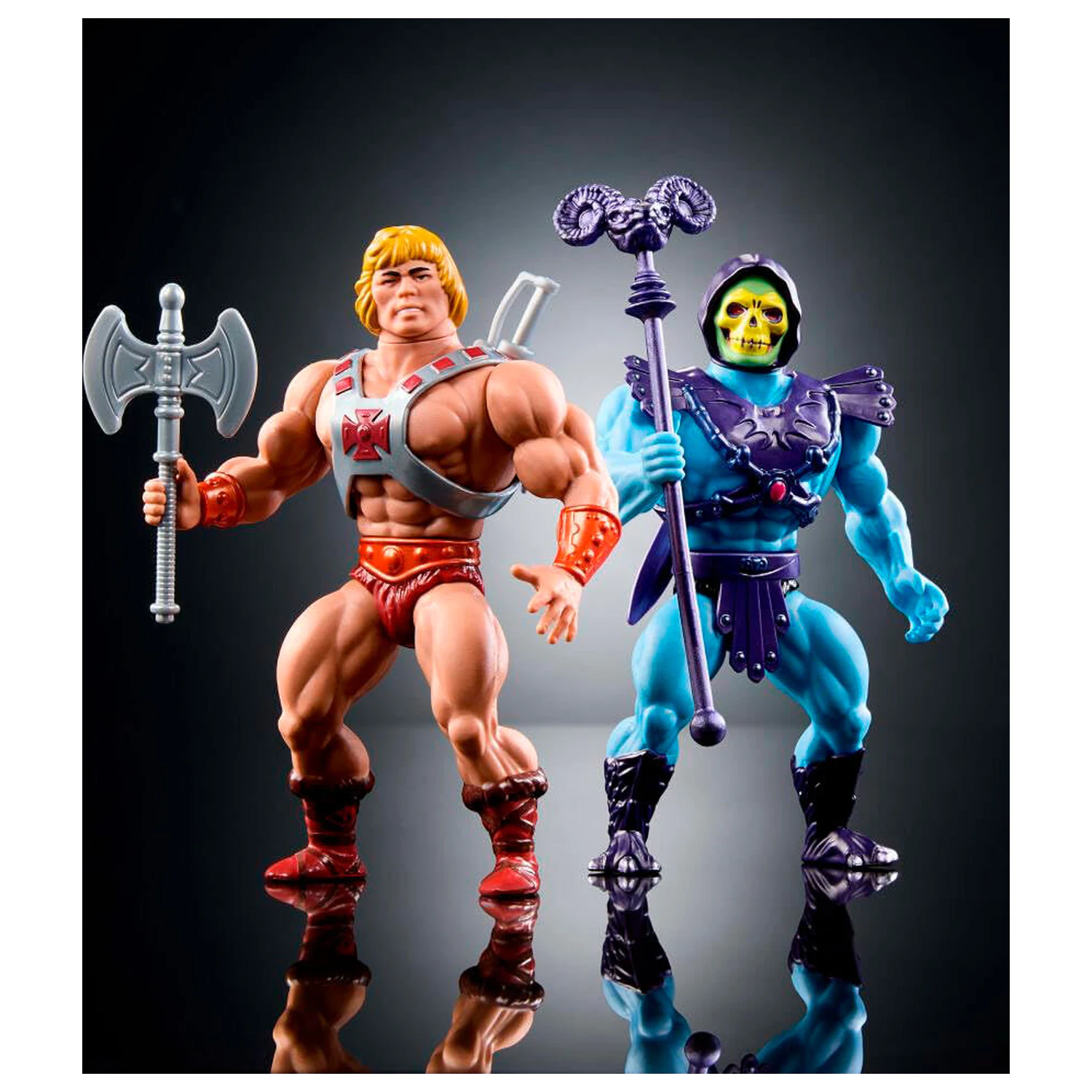 Masters of the Universe Origins 80 Anniversary Mattel He-Man and Skeletor set 2 figur 14cm fotografija izdelka