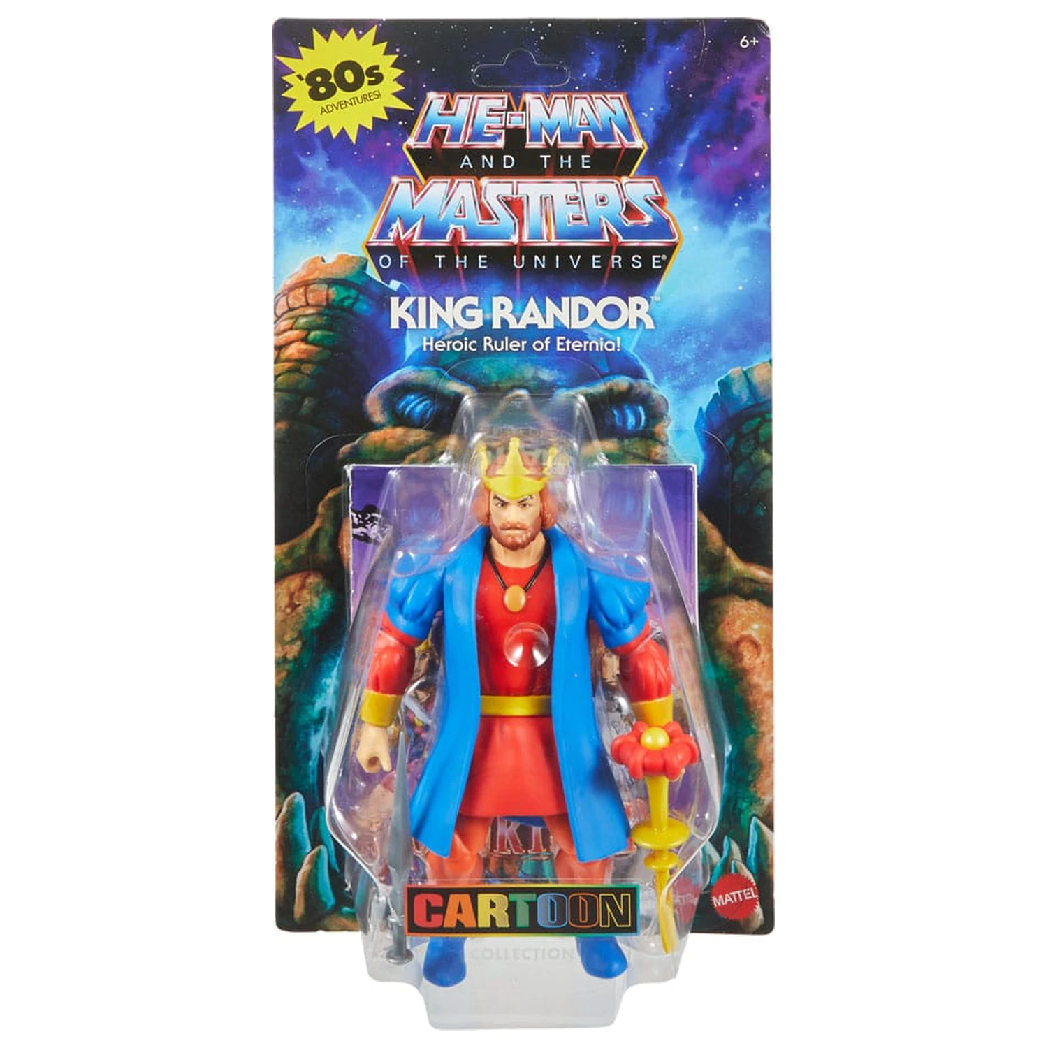 Masters of the Universe Origins akcijska figura Cartoon Collection: King Randor 14 cm fotografija izdelka