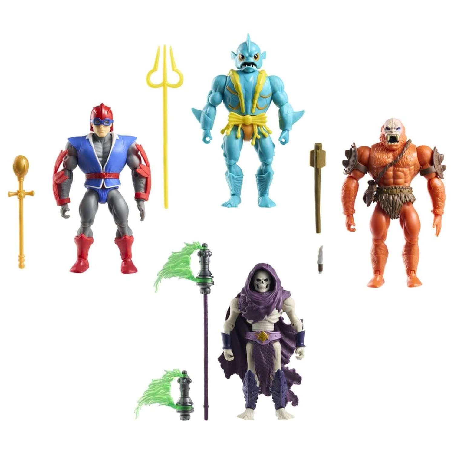 Masters of the Universe Origins akcijski figurni komplet 4 Battle for Subternia 14 cm fotografija izdelka