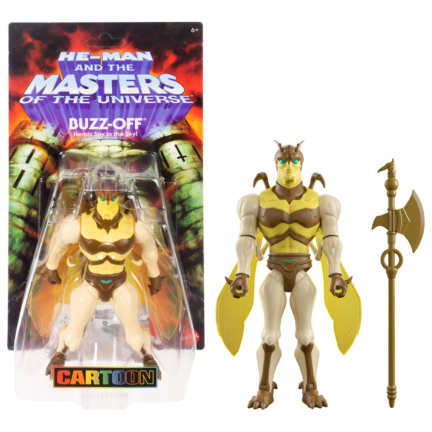Masters of the Universe Origins Cartoon Collection figura Buzz Off, 14 cm fotografija izdelka