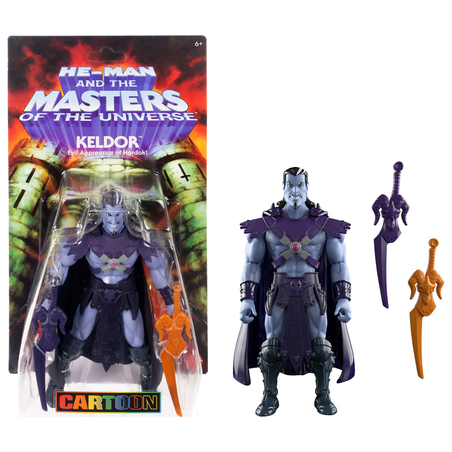 Masters of the Universe Origins Cartoon Collection Keldor figura 14cm fotografija izdelka