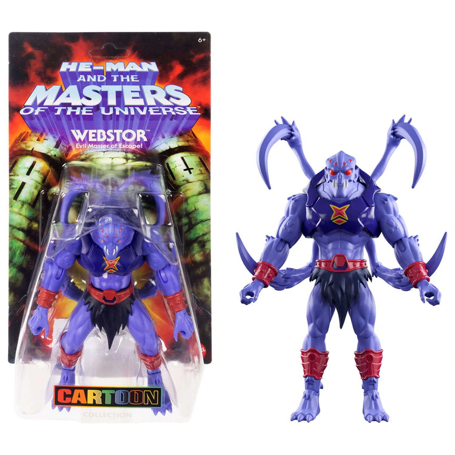 Masters of the Universe Origins Cartoon Collection Webstor figura 14cm fotografija izdelka
