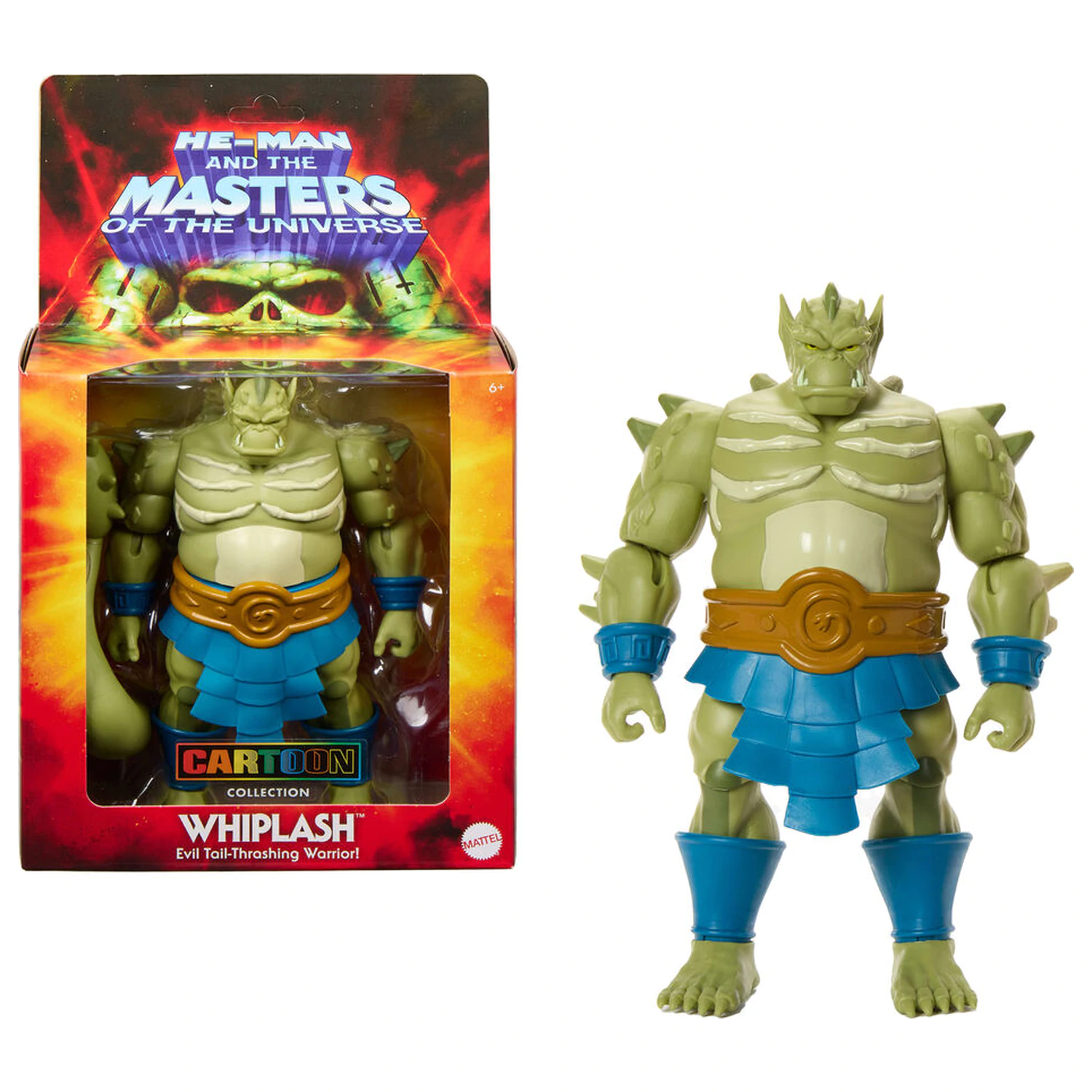 Masters of the Universe Origins Cartoon Collection Whiplash Deluxe figura 14 cm fotografija izdelka