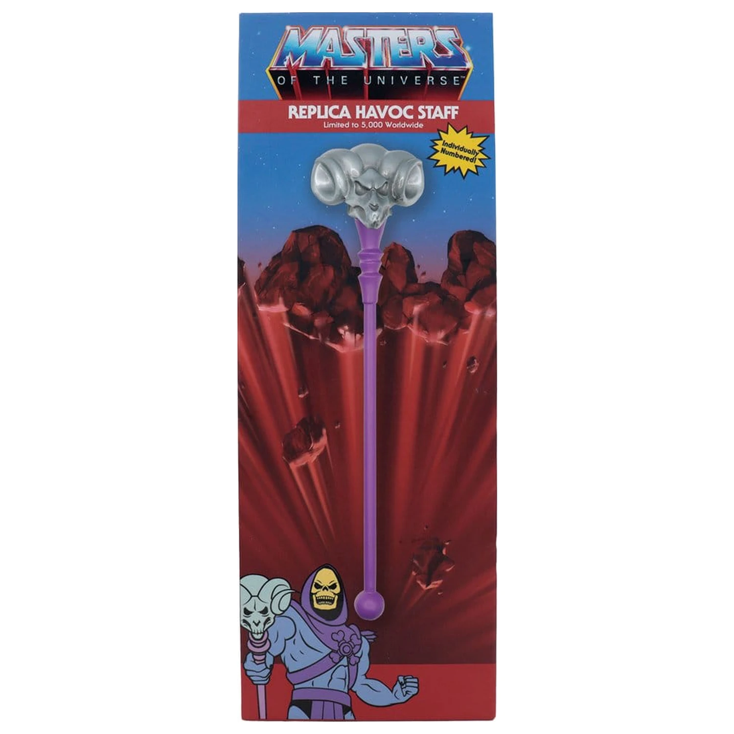 Masters of the Universe Replika Miniaturni Havoc Staff Limited Edition 18 cm fotografija izdelka