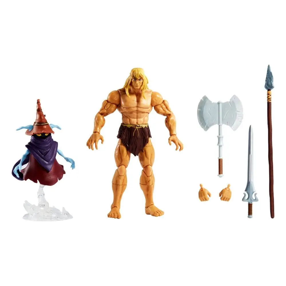Masters of the Universe: Revelation Masterverse akcijske figure 2022 Deluxe Savage He-Man & Orko 18 cm fotografija izdelka
