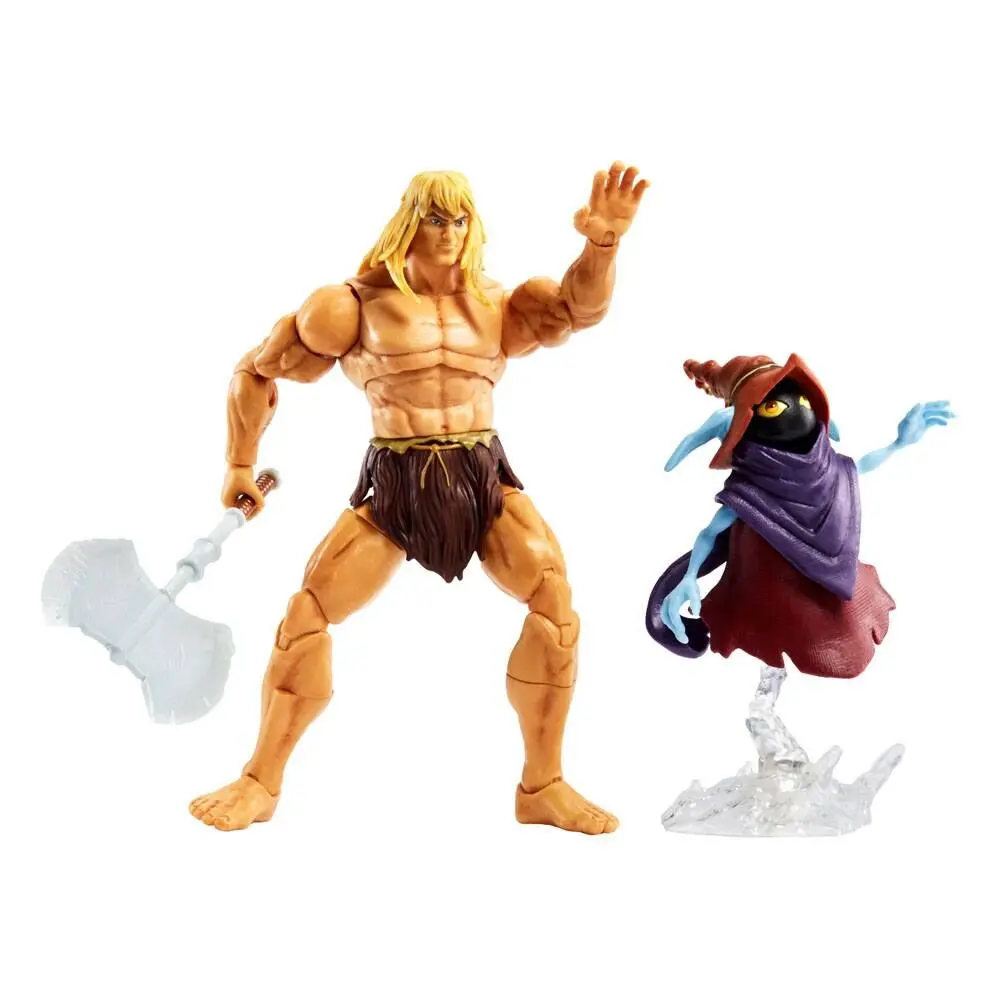 Masters of the Universe: Revelation Masterverse akcijske figure 2022 Deluxe Savage He-Man & Orko 18 cm fotografija izdelka
