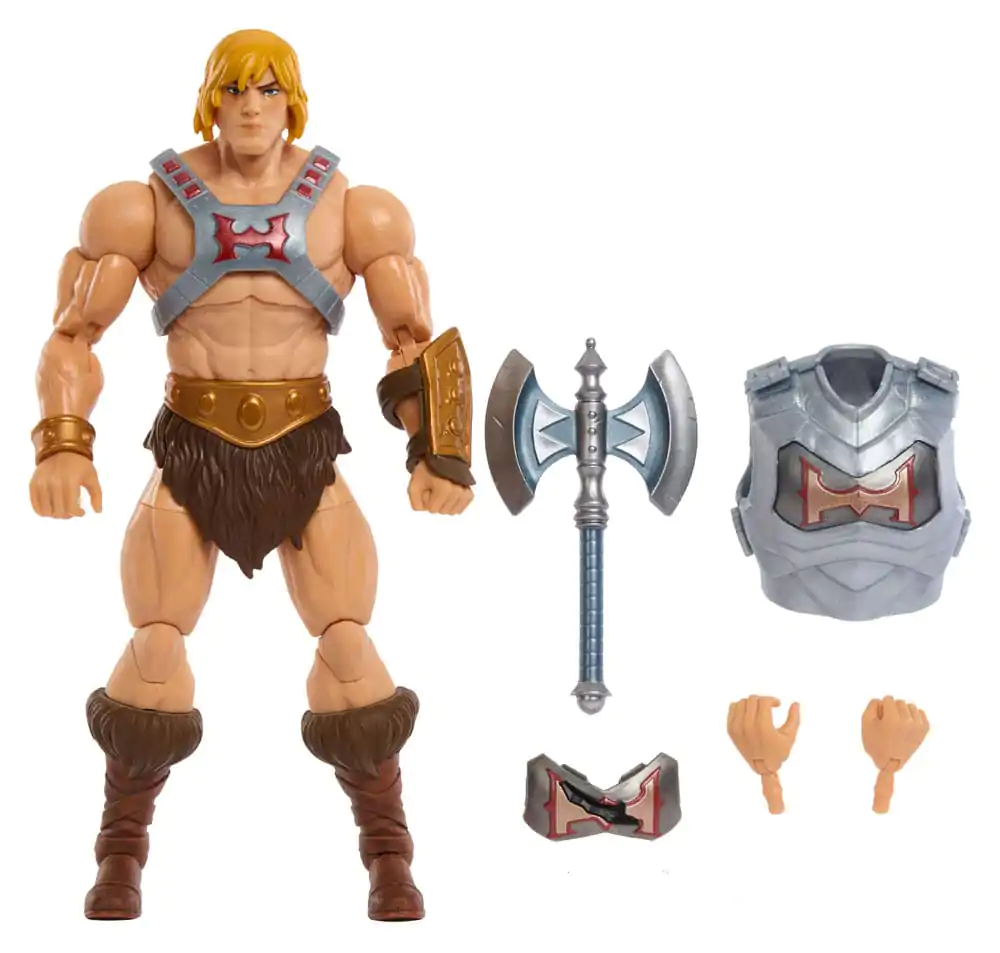 Masters of the Universe: Revolution Masterverse akcijska figura Battle Armor He-Man 18 cm fotografija izdelka