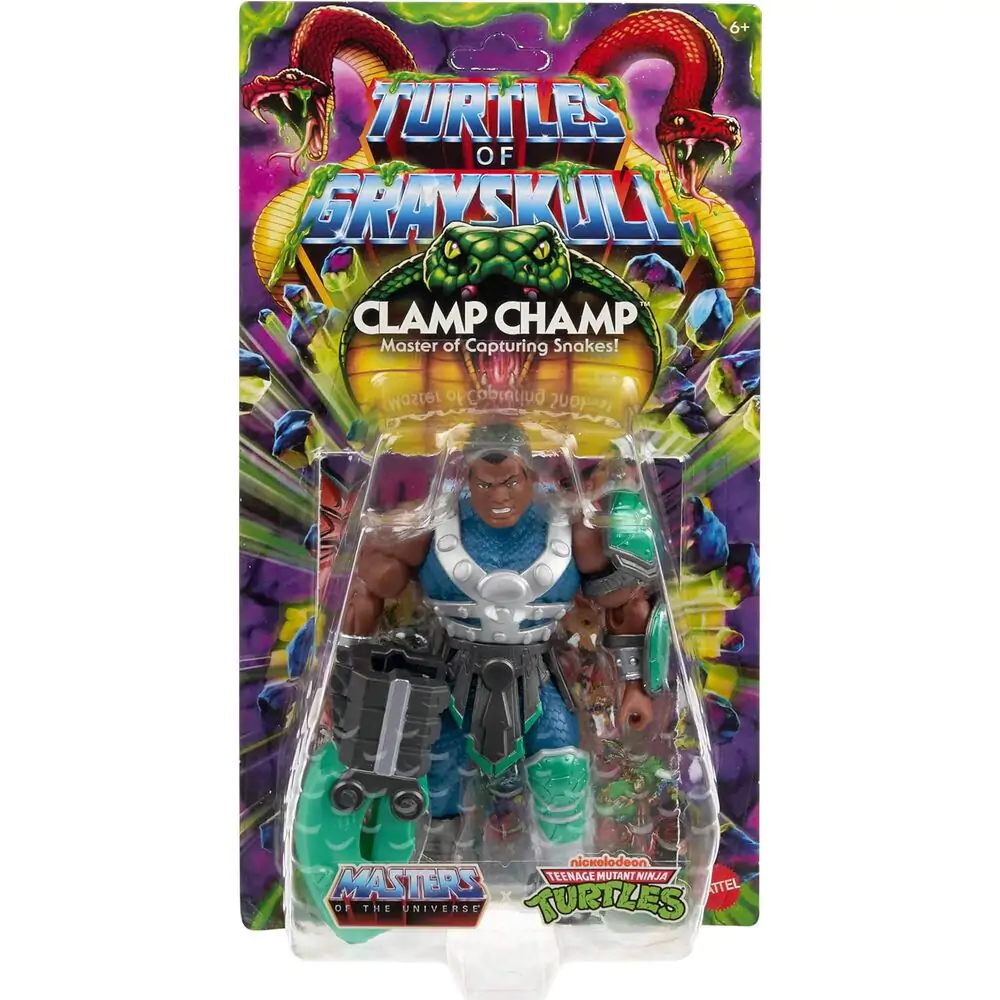 Masters of the Universe Turtles of Grayskull Clamp Champ figura 14 cm fotografija izdelka