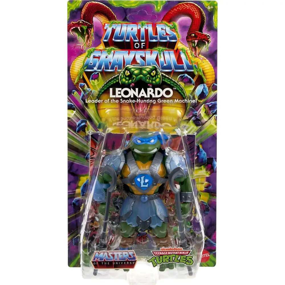 Masters of the Universe Turtles of Grayskull Leonardo figura 14 cm fotografija izdelka
