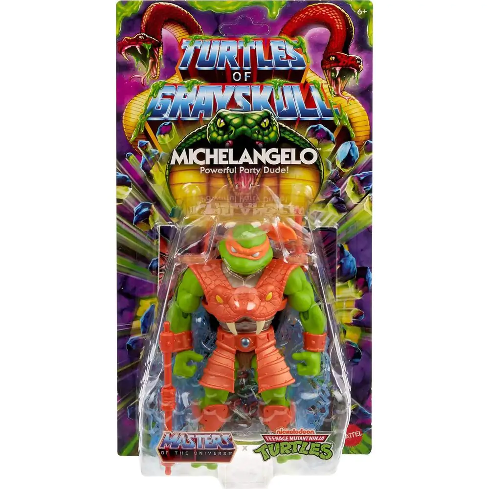 Masters of the Universe Turtles of Grayskull Michelangelo figura 14 cm fotografija izdelka