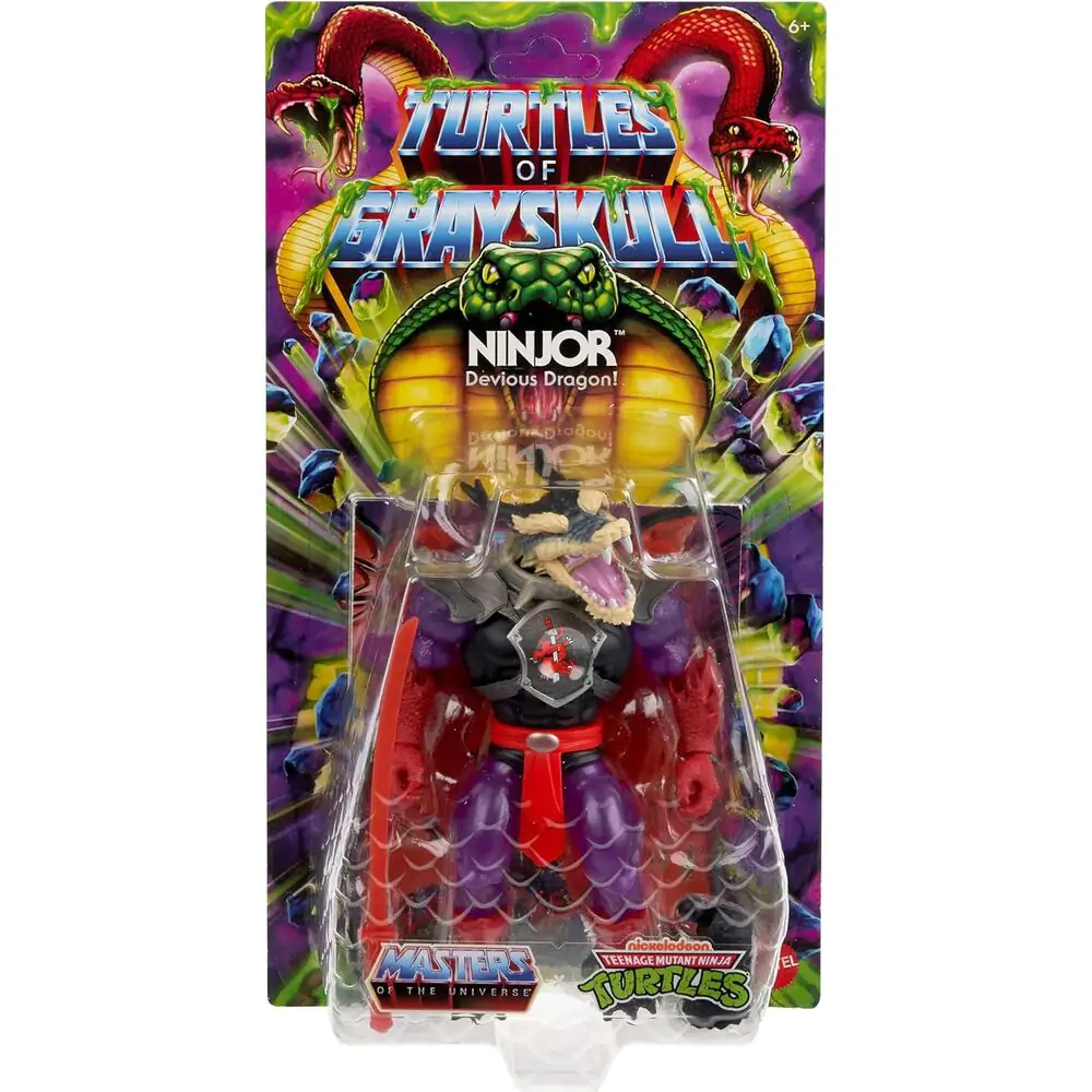 Masters of the Universe Turtles of Grayskull Mutated Ninjor figura 14 cm fotografija izdelka
