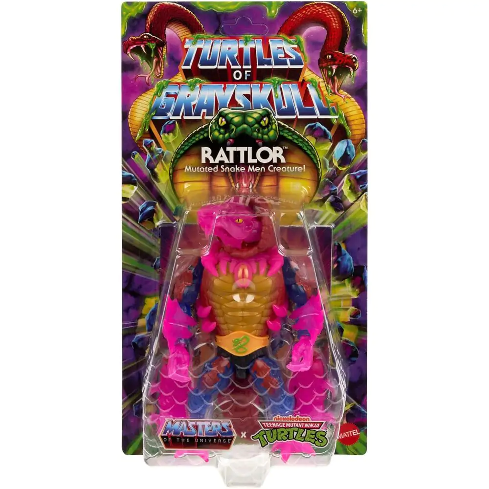 Masters of the Universe Turtles of Grayskull figura Rattlor 14 cm fotografija izdelka