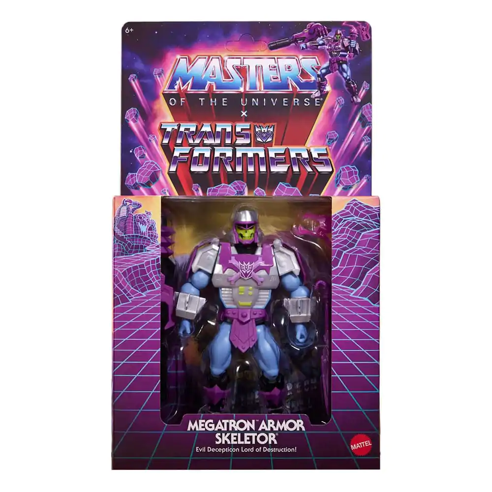 Masters of the Universe x Transformers akcijska figura Megatron Armor Skeletor heo European Exclusive 14 centimetrov fotografija izdelka