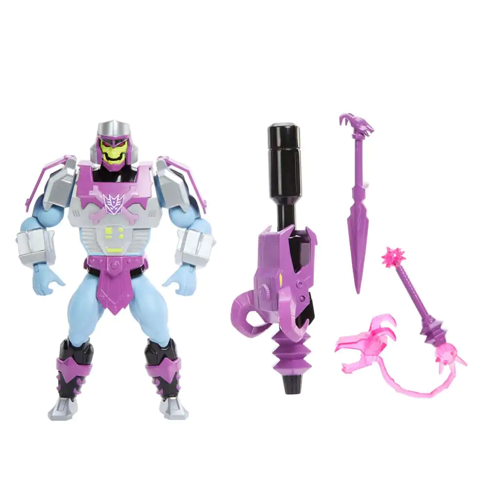 Masters of the Universe x Transformers akcijska figura Megatron Armor Skeletor heo European Exclusive 14 centimetrov fotografija izdelka
