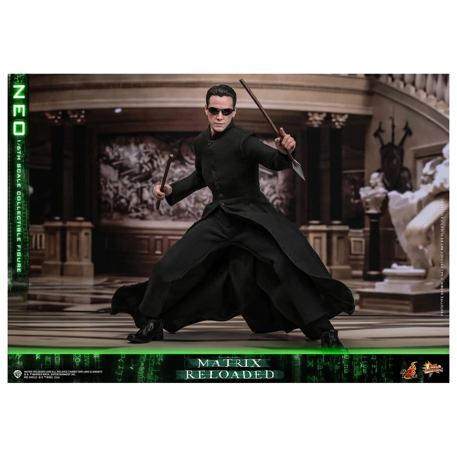 Matrix Movie Masterpiece akcijska figura 1/6 Neo 31 cm fotografija izdelka