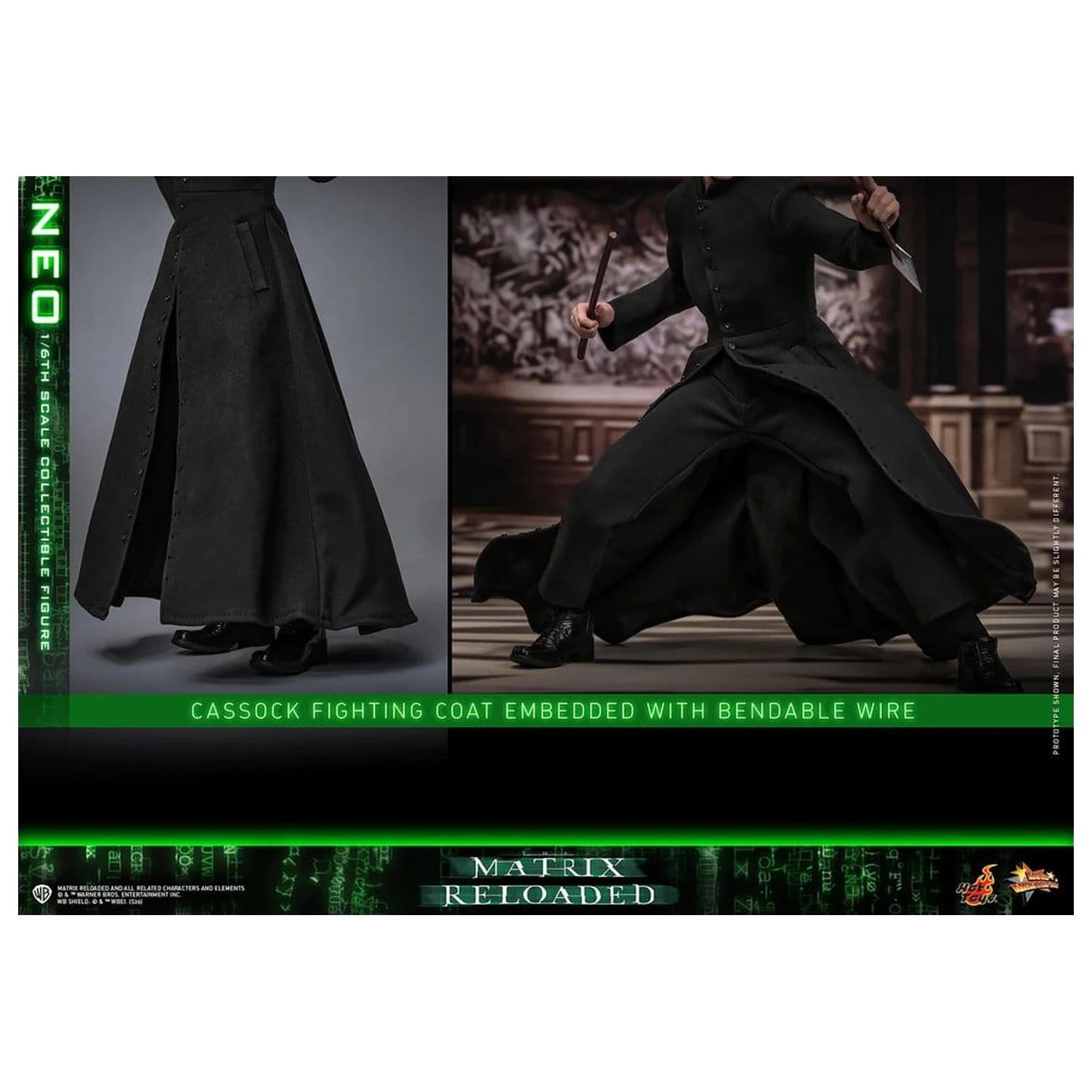 Matrix Movie Masterpiece akcijska figura 1/6 Neo 31 cm fotografija izdelka