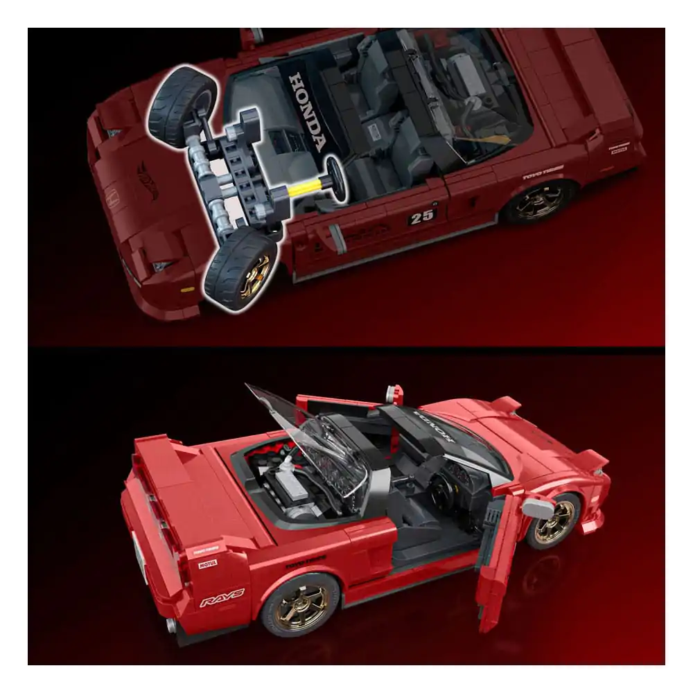 Mattel Brick Shop Hot Wheels Elite Series Komplet za sestavljanje 1/16 '90 Acura NSX fotografija izdelka