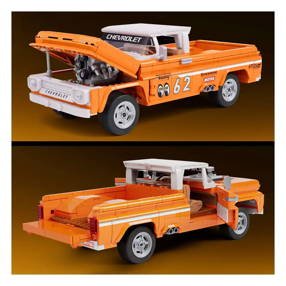 Mattel Brick Shop Hot Wheels Elite Series gradbeni set 1/16 Custom &#039;62 Chevy Pickup fotografija izdelka