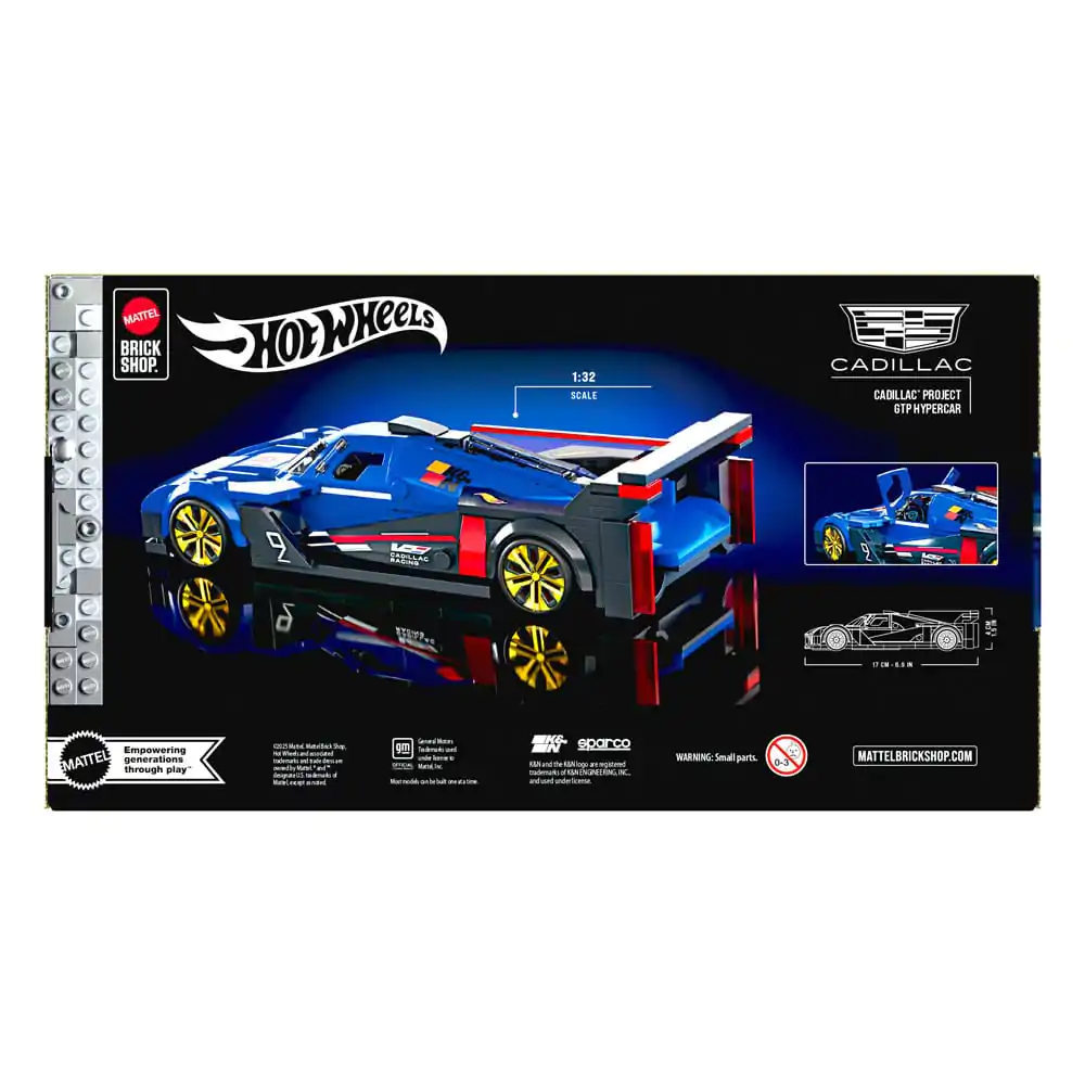 Mattel Brick Shop Hot Wheels Speed Series gradbeni komplet 1/32 Cadillac Project GTP Hypercar fotografija izdelka