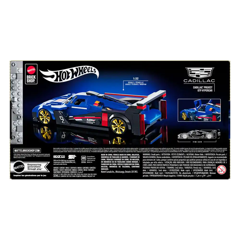 Mattel Brick Shop Hot Wheels Speed Series gradbeni komplet 1/32 Cadillac Project GTP Hypercar fotografija izdelka