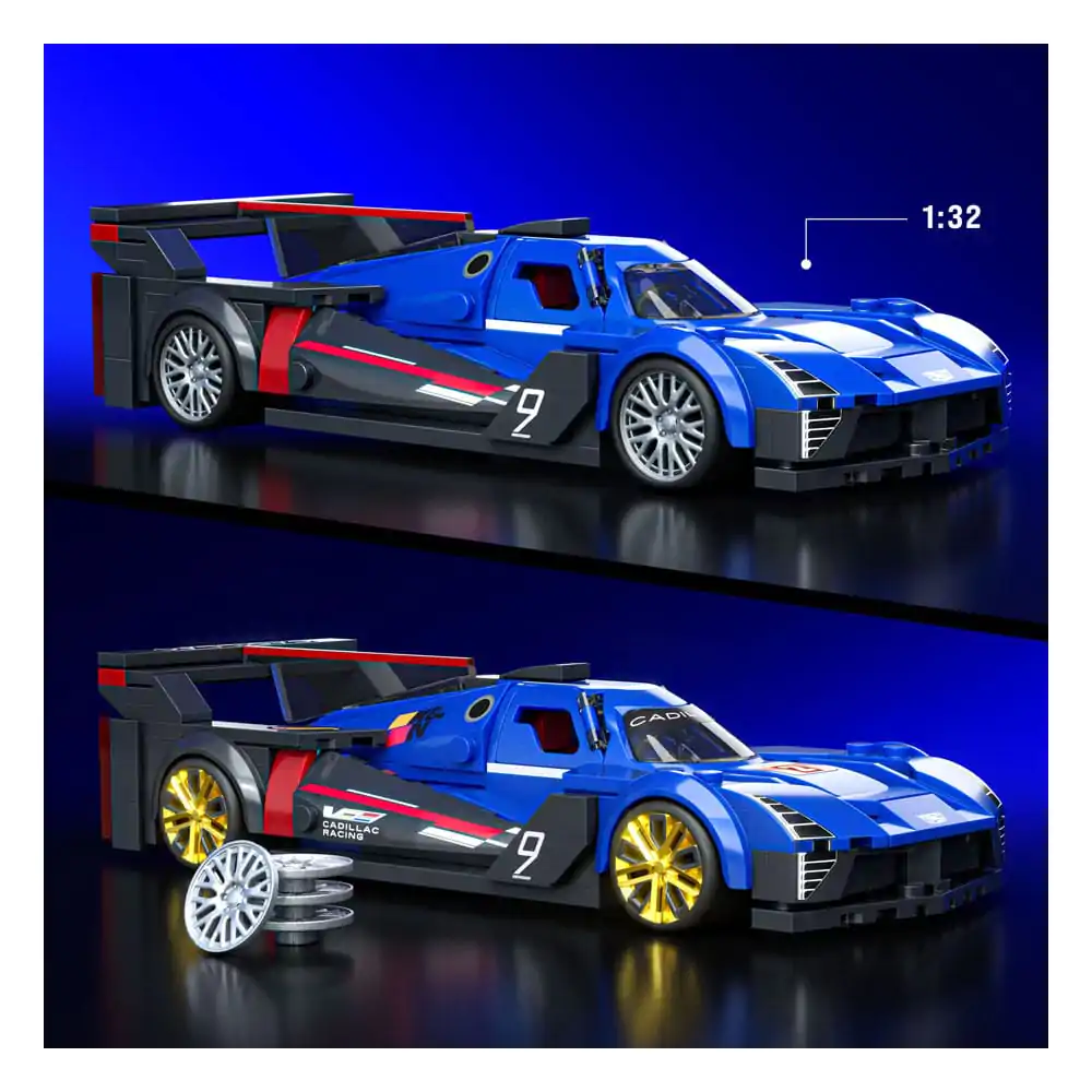 Mattel Brick Shop Hot Wheels Speed Series gradbeni komplet 1/32 Cadillac Project GTP Hypercar fotografija izdelka