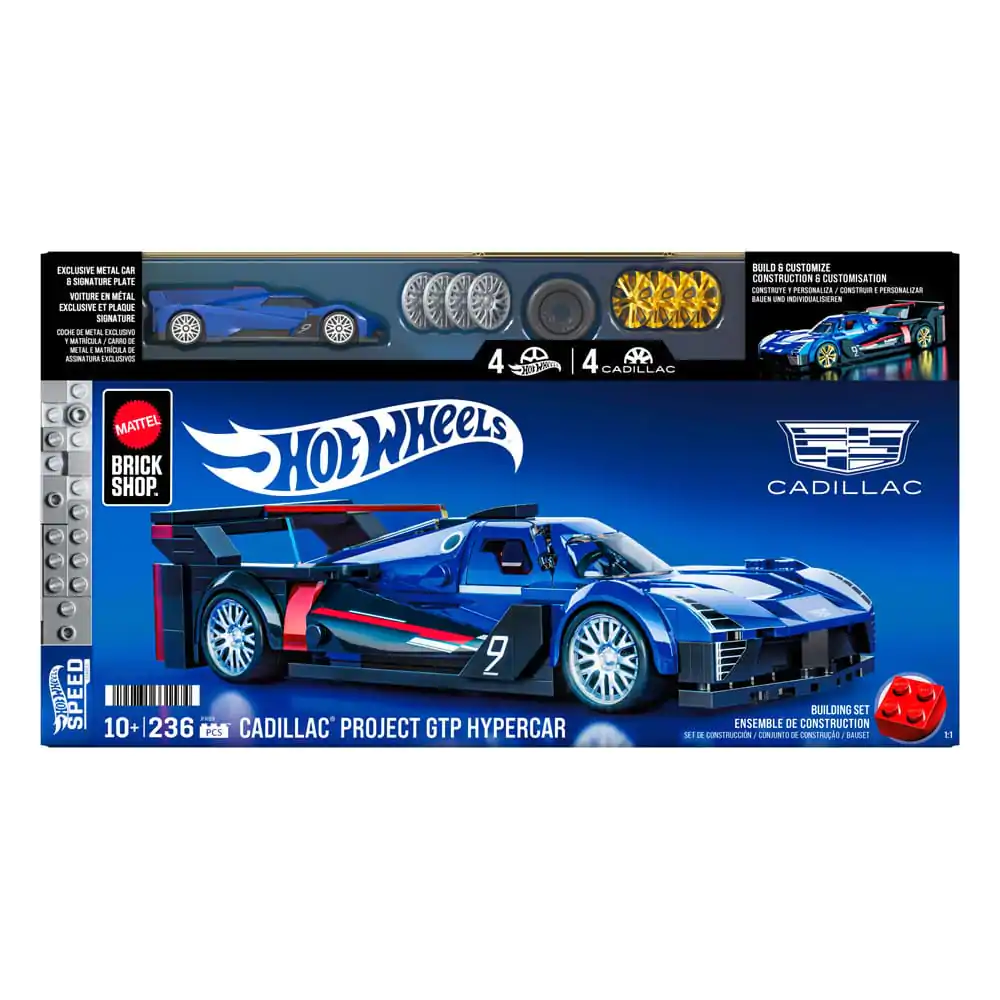 Mattel Brick Shop Hot Wheels Speed Series gradbeni komplet 1/32 Cadillac Project GTP Hypercar fotografija izdelka
