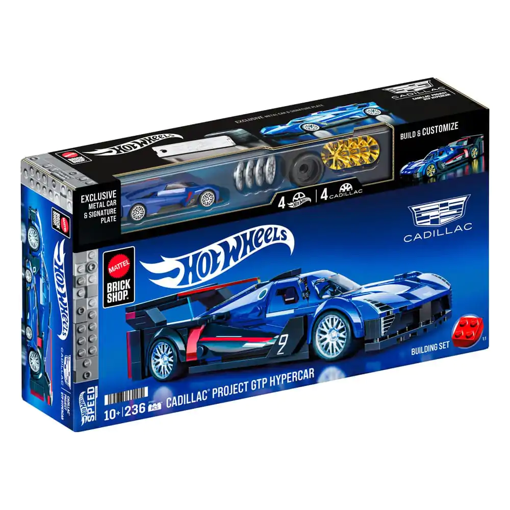 Mattel Brick Shop Hot Wheels Speed Series gradbeni komplet 1/32 Cadillac Project GTP Hypercar fotografija izdelka