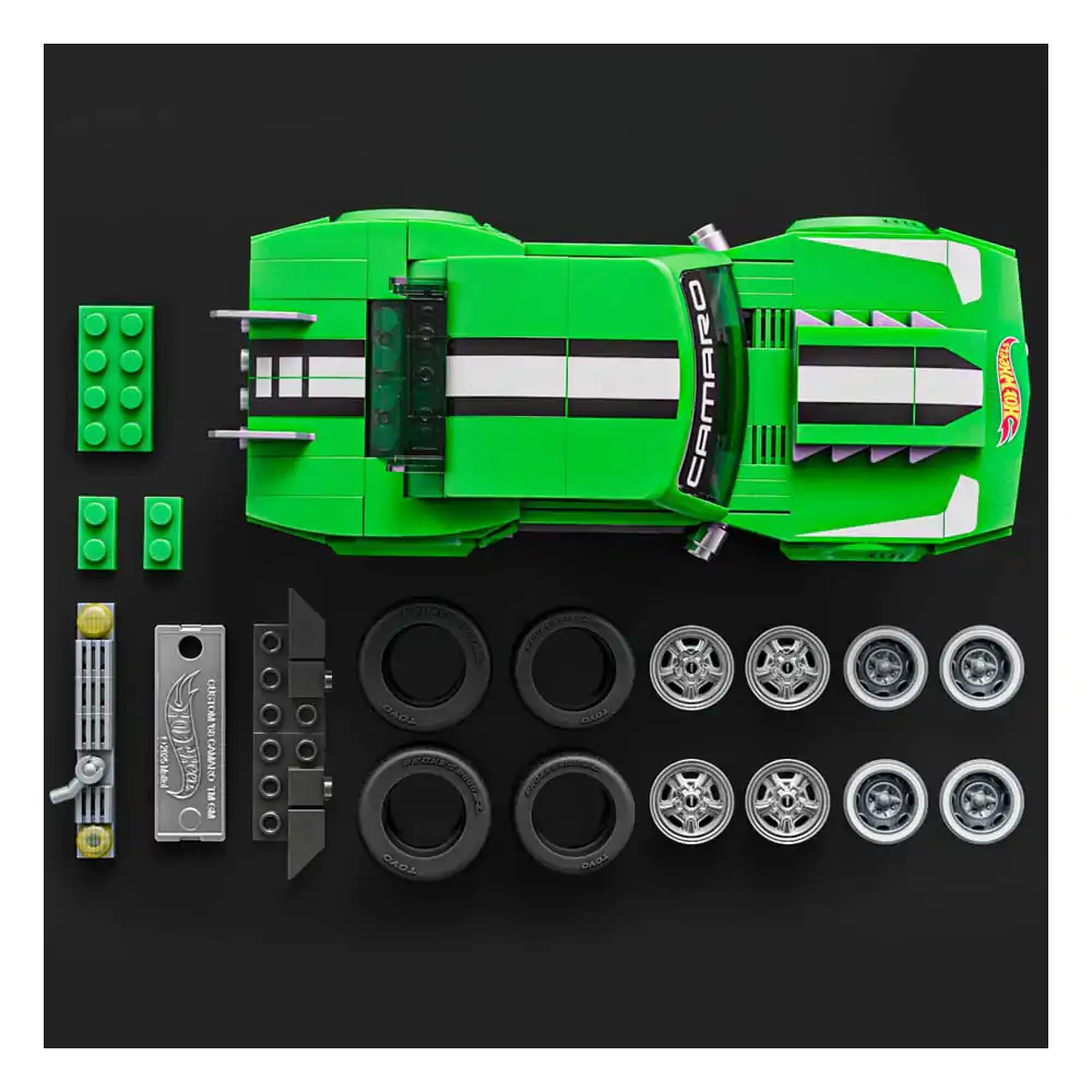 Mattel Brick Shop Hot Wheels Speed Series gradbeni komplet 1/32 Custom &#039;68 Camaro fotografija izdelka