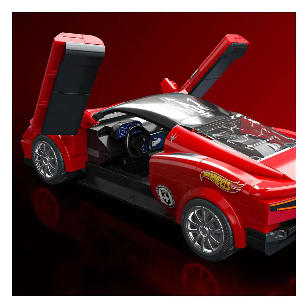 Mattel Brick Shop Hot Wheels Speed Series gradbeni set 1/32 Maserati MC20 fotografija izdelka
